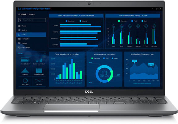 Dell Precision 3581 15.6" FHD (i7-13700H/32GB/1TB SSD/RTX A1000/W10 Pro) (US Keyboard) Κωδικός: 45229240
