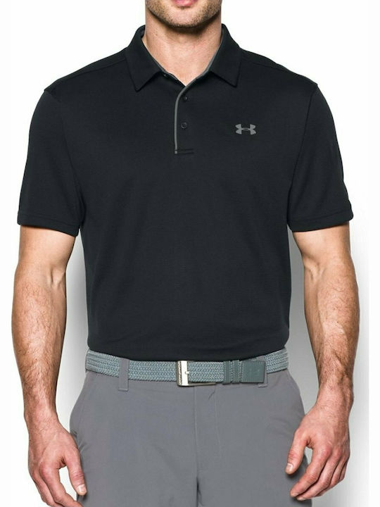 Under Armour Tech Ανδρικό T-shirt Κοντομάνικο Polo Μαύρο Κωδικός: 11400954