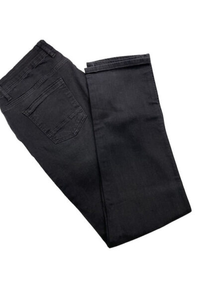 Pol Paulo Ανδρικό Παντελόνι Τζιν Ελαστικό σε Κανονική Εφαρμογή Μαύρο